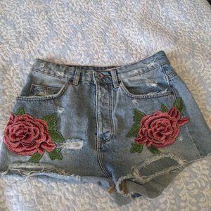 Zara Denim Shorts Size 4